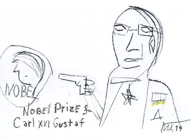 Нобелевская премия по литературе  Король Карл XVI Густав - Президент Америки Трамп